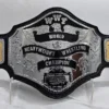 WWF Hulk Hogan 85 championship belt replica with 4mm zinc plates and genuine leather strap