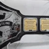 Hulk hogan 85 championship replica belt genuine leather strap snap closure 46 inch length WWF title