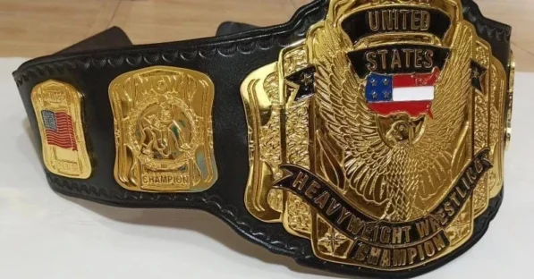 WCW united states championship belt full display wrestling replica US title adult size champion quality