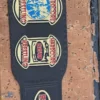 ECW Heavyweight Belt genuine leather strap back view with snap closer fasteners