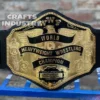 WWF Hulk Hogan Championship Belt 84 WWF replica with 2mm brass plates gold finish