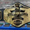 Hulk Hogan Championship Belt 84 WWF replica with 2mm brass plates gold finish