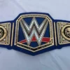 Bray Wyatt belt universal blue championship replica with 2mm brass plates and genuine leather strap