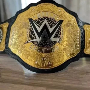 WWE 2023 World Heavyweight Championship Replica Belt 2mm Brass Gold Finish Adult Size
