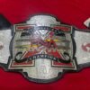 TNA x division belt 4mm brass metal plates polished gold plating close up wrestling championship detail