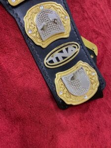 TNA World Heavyweight Championship Replica Belt Cowhide Leather View