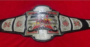 TNA x division championship replica with 4mm brass plates and genuine cowhide leather strap wrestling title