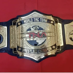TNA World Tag Team Championship Belt heavyweight replica 4mm brass plates gold plating