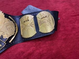 WWE Winged Eagle belt replica side plates TV-accurate golden era custom design