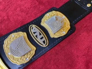 TNA World Heavyweight Championship Replica Belt Cowhide Leather View