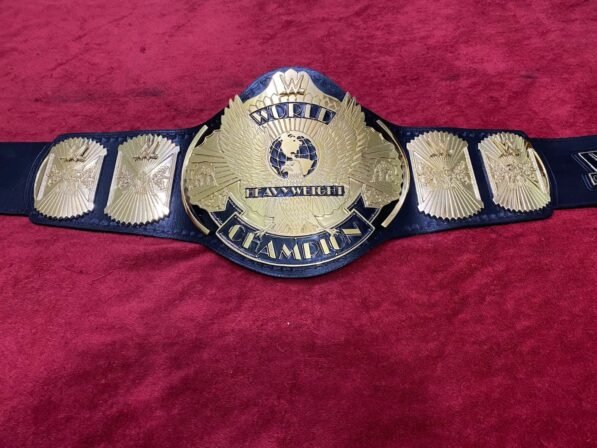 New  Wwe Winged Eagle Championship Wrestling Replica Title Belt Brass  4mm brass Adult size