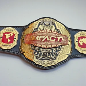 TNA Impact Wrestling Heavyweight Championship belt full view