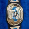 Replica WWE Intercontinental Belt Center Plate Closeup – Gold CNC Etching Detail