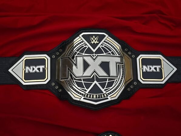 🏆 NXT Championship Belt Replica – Adult Size 4MM ZINC PLATES