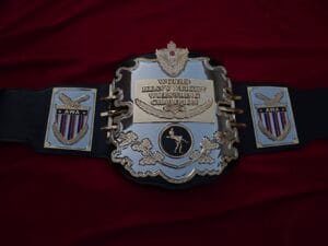 AWA World Heavyweight Wrestling Champion Belt Replica |4MM CNC HD  Zinc 24K Gold Plated