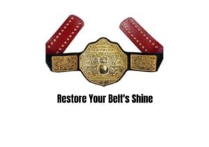 Championship belt replating service by the Absolute Belts